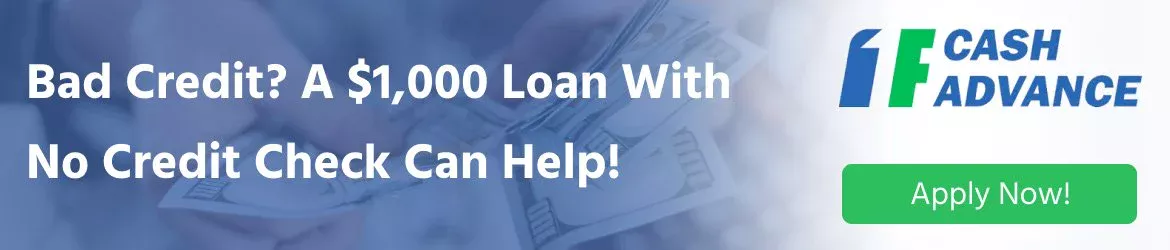 get for a $1,000 personal loan fast