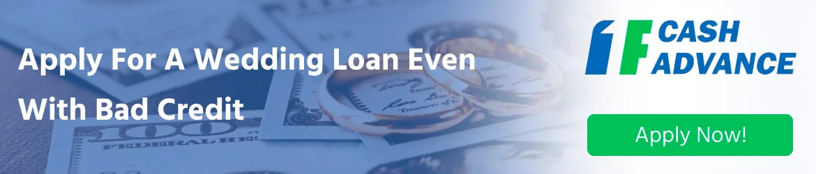 Get a wedding loan even with bad credit